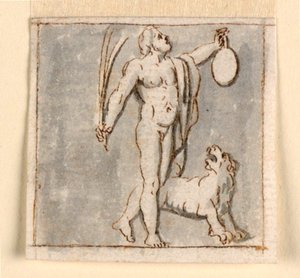 Dionisio con pantera de Giuseppe Bernardino Bison
