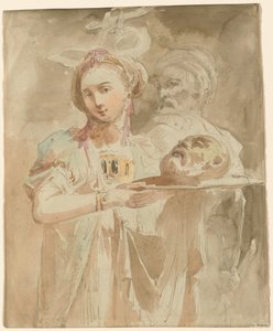 Salomé con la Cabeza de San Juan Bautista de Giuseppe Bernardino Bison