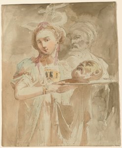 Salomé con la cabeza de san Juan Bautista de Giuseppe Bernardino Bison