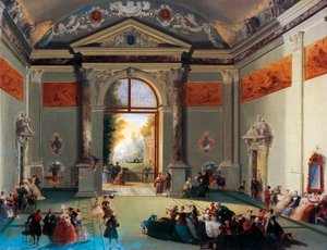Conversación veneciana de Giuseppe Bernardino Bison