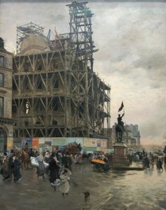 Plaza de las Pirámides de Giuseppe de Nittis