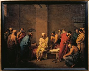 Italia, Cremona, La Muerte de Sócrates de Giuseppe Diotti