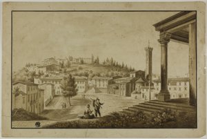 Vista de la plaza de Fiesole