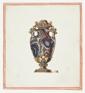 Jarrón de pórfido de Giuseppe Grisoni