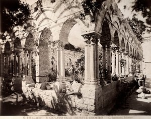 Claustro de la Iglesia de San Giovanni degli Eremiti en Palermo de Giuseppe Incorpora