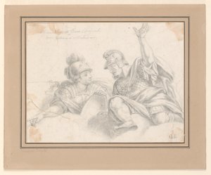 Dos Soldados Romanos en Conversación de Giuseppe Longhi