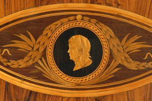 Detalle de la parte superior de una mesa
