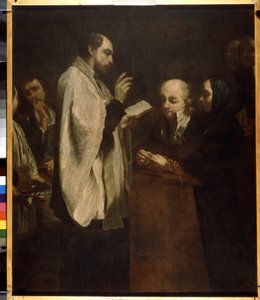 ""La boda"" (La boda) Pintura de Giuseppe Maria Crespi (1665-1747) hacia 1710 Museo del Hermitage, San Petersburgo (San Petersburgo) de Giuseppe Maria Crespi