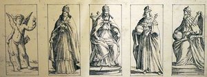 Cartas del tarot del siglo XVII de Giuseppe Maria Mitelli
