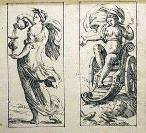 Cartas del tarot del siglo XVII de Giuseppe Maria Mitelli