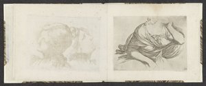 parte superior del cuerpo de una mujer Ejemplos de dibujo (título de la serie) Mitelli intaglio (título de la serie) de Giuseppe Maria Mitelli
