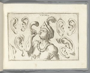 audiencia Udire (título sobre objeto) de Giuseppe Maria Mitelli