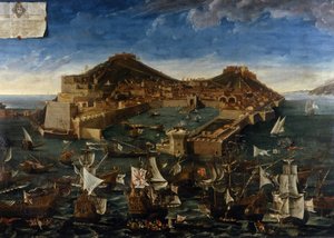 Porto Ferraio (Elba), pintura de G.M. Terreni