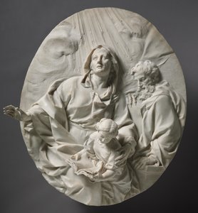 Educación de la Virgen, c.1700 de Giuseppe Mazzuoli