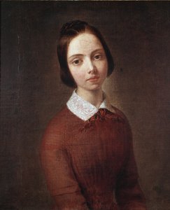 Retrato de una niña de Giuseppe Molteni