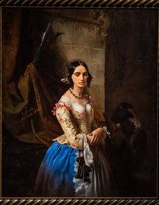 La hija del guardián del castillo de Giuseppe Molteni