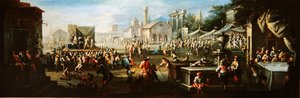 Una feria de pueblo de Giuseppe Moriani