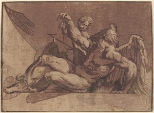 Saturno de Giuseppe Nicolo Vicentino, after Giovanni Antonio Pordenone