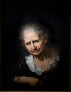 Anciana en oración de Giuseppe Nogari