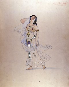 Traje de "Salomè" de Richard Strauss por Giuseppe Palanti (1881-1946) para el teatro La Scala de Milán en 1912.