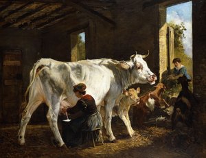 La Mungitura de Giuseppe Palizzi