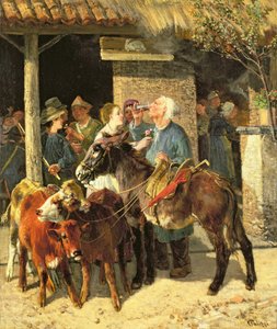 El comerciante de terneros de Giuseppe Palizzi