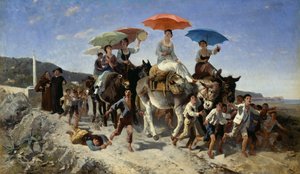 Procesión nupcial (óleo sobre lienzo)