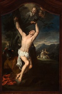 martirio de san sebastián (pintura) de Giuseppe Palmieri