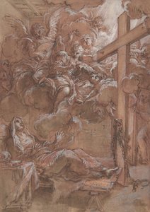 El Éxtasis de la Beata Giacinta Marescotti, ca. 1675-1714 de Giuseppe Passeri