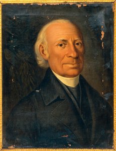 Retrato de Giovanni Meli (1740-1815), poeta y dramaturgo italiano por Giuseppe Patania, pintura de Giuseppe Patania