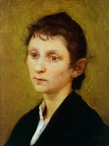 Retrato de una joven (Palmira) de Giuseppe Pellizza da Volpedo