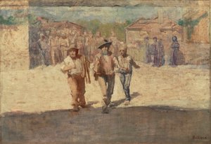 Los embajadores del hambre de Giuseppe Pellizza da Volpedo