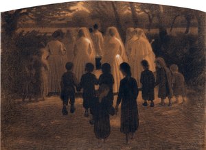 El Niño Muerto (Il morticino) por Pellizza da Volpedo, Giuseppe de Giuseppe Pellizza da Volpedo