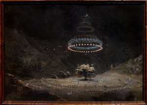 El nogal en Benevento (el sábado de las brujas) de Giuseppe Pietro Bagetti
