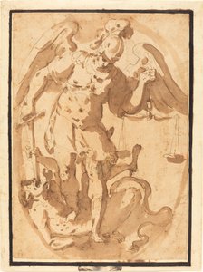 San Miguel con Lucifer de Giuseppe Porta