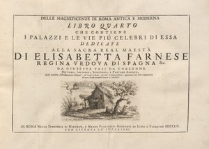 De las magnificencias de la Roma antigua y moderna (vol. 2) de Giuseppe Vasi