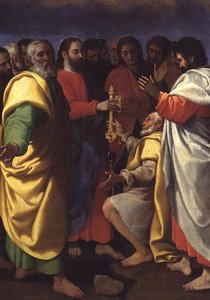 La encomienda de Cristo a San Pedro de Giuseppe Vermiglio