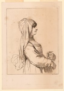 Mujer con un Rosario de Giuseppe Zocchi