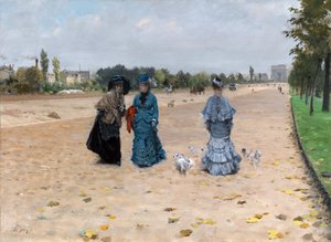 Avenida del Bois de Boulogne de Giuseppe de Nittis
