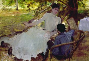 En la hamaca II, 1884 de Giuseppe de Nittis