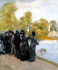 La piscina en el Jardín de Luxemburgo