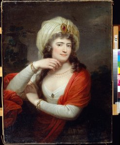 Retrato de Alexandra Branicka (nee Engelhardt de Giuseppe or Josef Grassi
