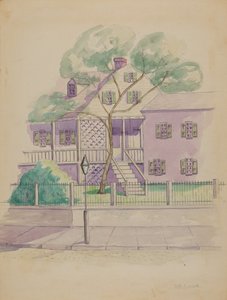Vieja casa de campo holandesa, c. 1936 de Gladys Cook
