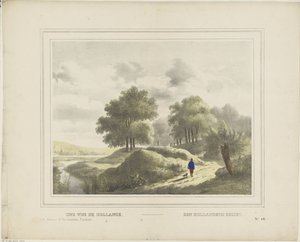 Une vue de Hollande / Una vista holandesa (título en el objeto) de Glenisson and Van Genechten