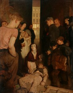 Un accidente callejero de Glyn Warren Philpot