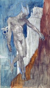 Hermes descendiendo de Glyn Warren Philpot