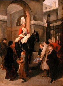 Whitehall (óleo sobre panel) de Godefroy Durand