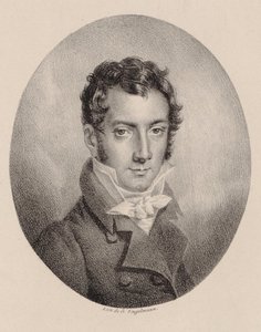 Retrato del violinista y compositor Josef Mayseder 1789-1863 de Godefroy Engelmann