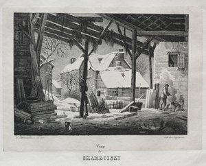Vue de Chamboissy de Godefroy Engelmann