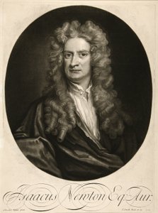 Isaac Newton, Esq., pub. 1712 (grabado) de Godfrey (after) Kneller